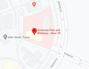 Directions from your location to American Pain and Wellness in Plano, TX